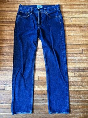 NWOT Agolde womens low rise Deep Indigo Straight Jeans